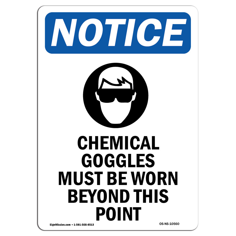 Chemical Goggles Must