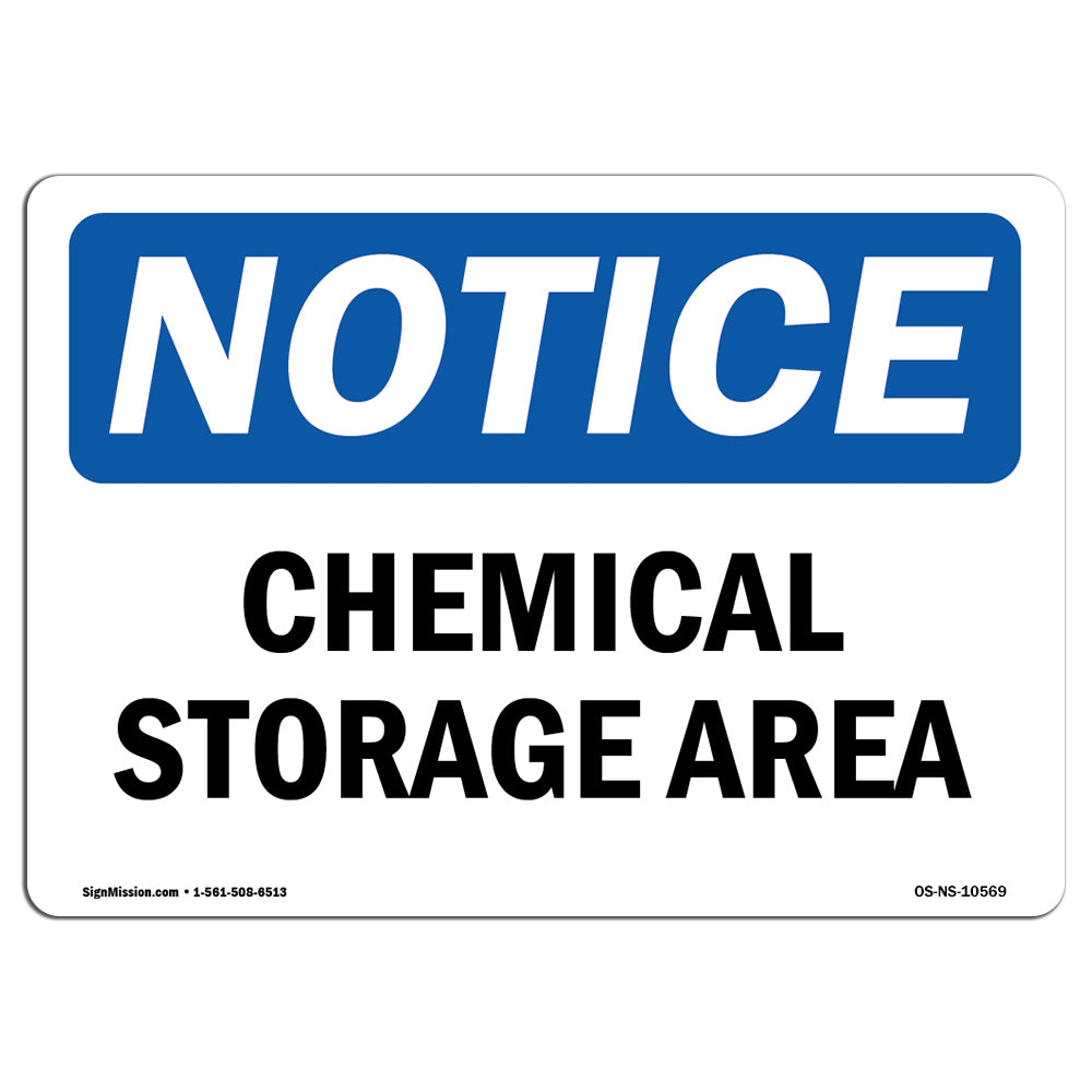 Chemical Storage Area Sign