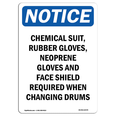 Chemical Suit, Rubber Gloves, Neoprene Gloves