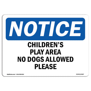 Children'S Play Area No Dogs Allowed Please