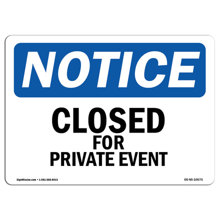 Closed For Private Event