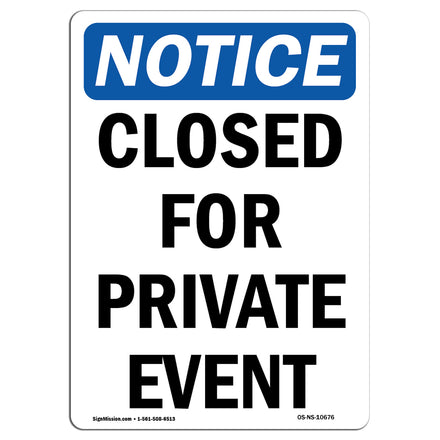 Closed For Private Event