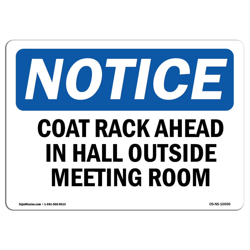 Coat Rack Ahead In Hall Outside Meeting Room