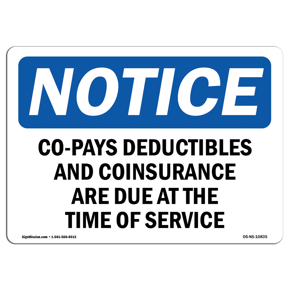 Co-Pays, Deductibles And Coinsurance Are