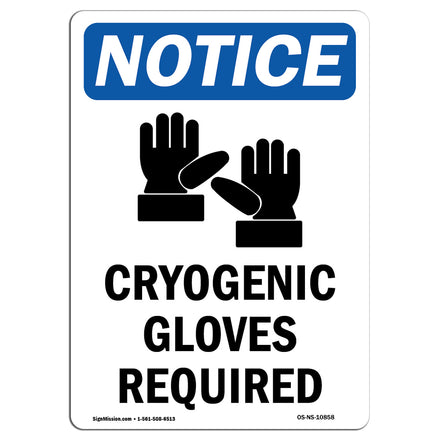 Cryogenic Gloves Required