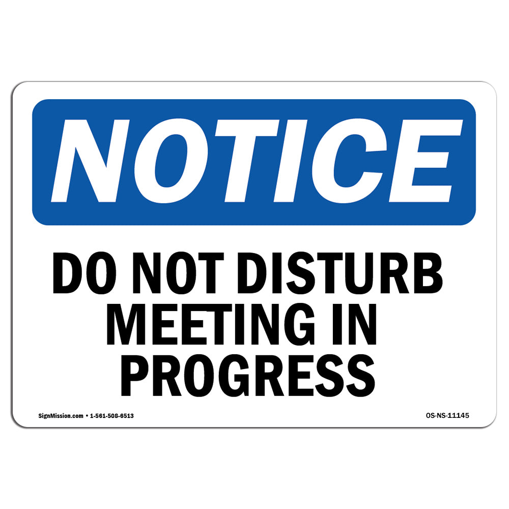 Do Not Disturb Meeting In Progress