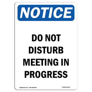 Do Not Disturb Meeting In Progress