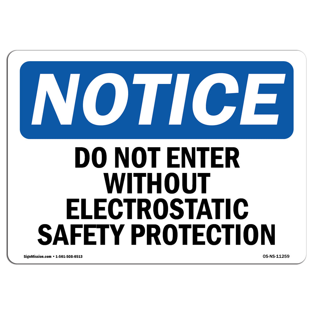 Do Not Enter Without Electrostatic Safety
