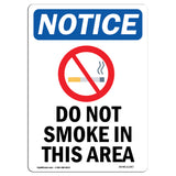 Do Not Smoke In This Area