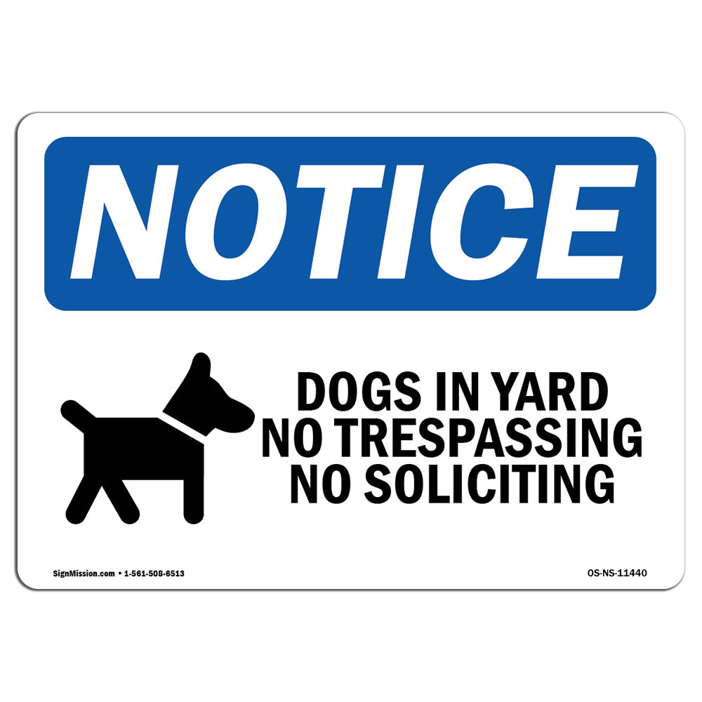 Dogs In Yard No Trespassing