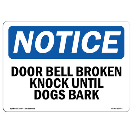 Door Bell Broken Knock Until Dogs Bark
