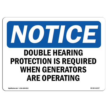 Double Hearing Protection Required