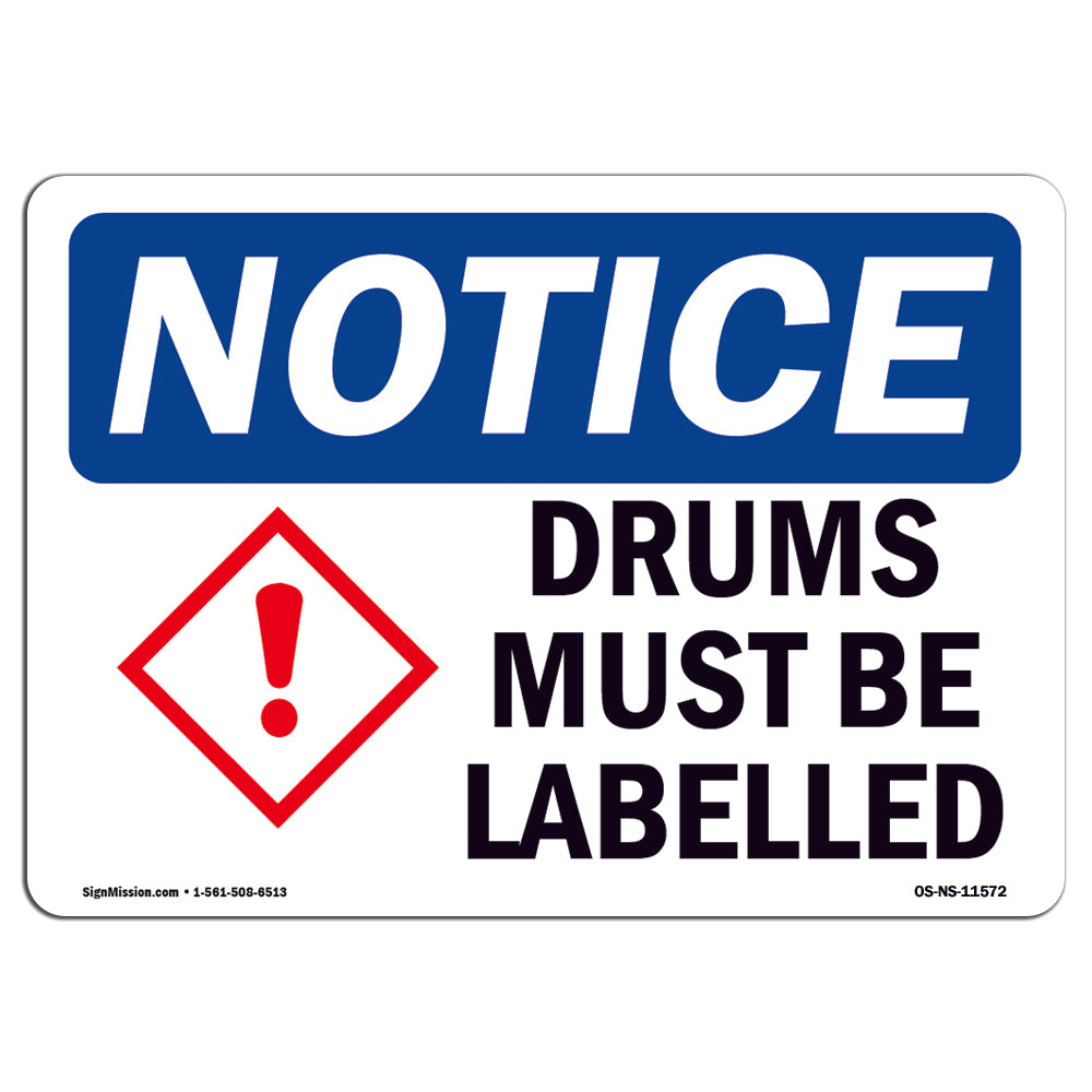 Drums Must Be Labeled