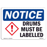 Drums Must Be Labeled