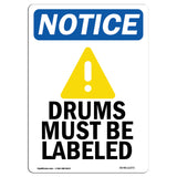 Drums Must Be Labeled