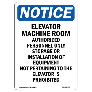 Elevator Machine Room Authorized Personnel