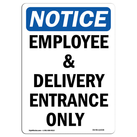 Employee And Delivery Entrance Only