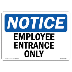 Employee Entrance Only