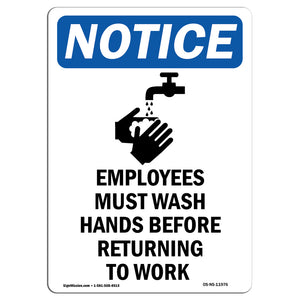 Employees Must Wash