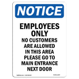 Employees Only No Customers Are