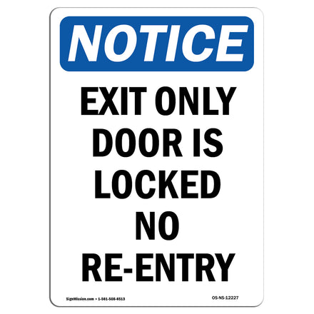 Exit Only Door Is Locked No Re-Entry