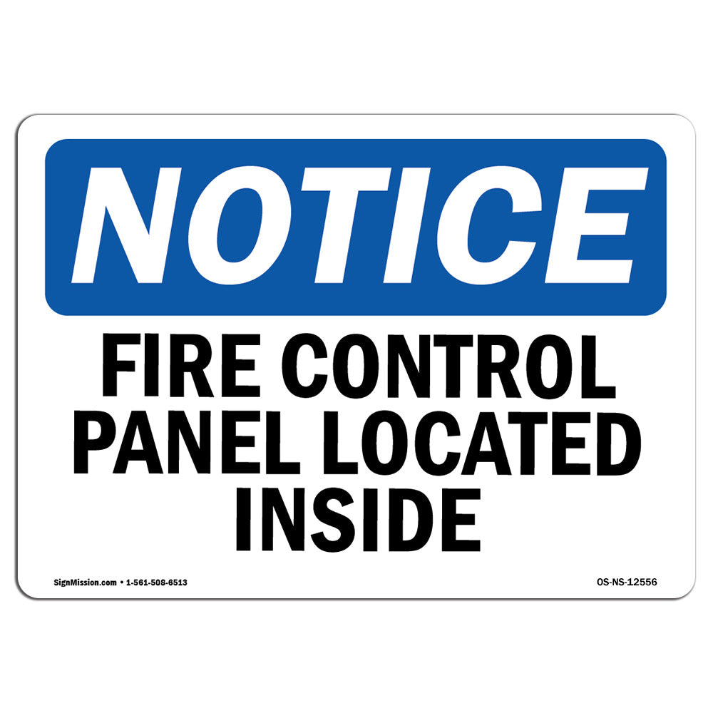 Fire Control Panel Located Inside