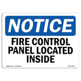 Fire Control Panel Located Inside