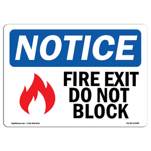 Fire Exit Do Not Block