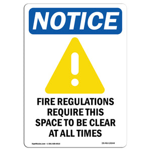 Fire Regulations Require