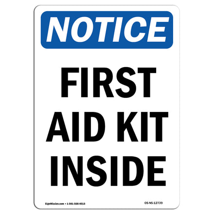 First Aid Kit Inside Sign