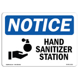 Hand Sanitizer Station Sign With Symbol