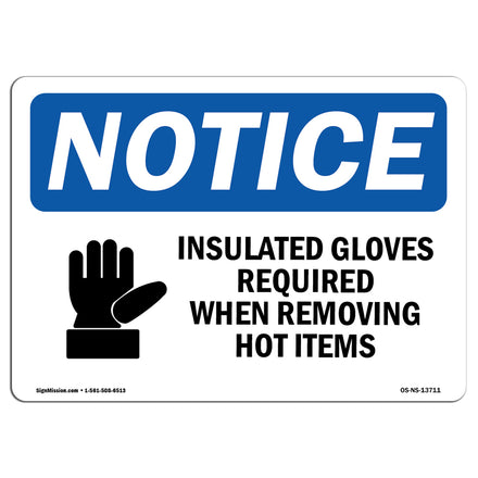 Insulated Gloves Required