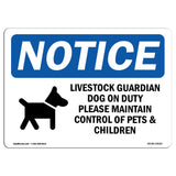 Livestock Guardian Dog On Duty