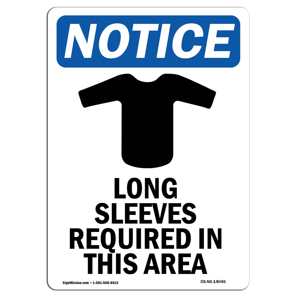 Long Sleeves Required