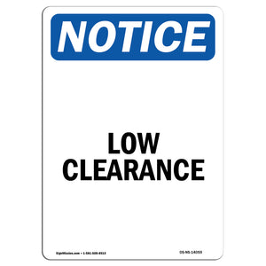 Low Clearance Sign