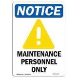 Maintenance Personnel Only