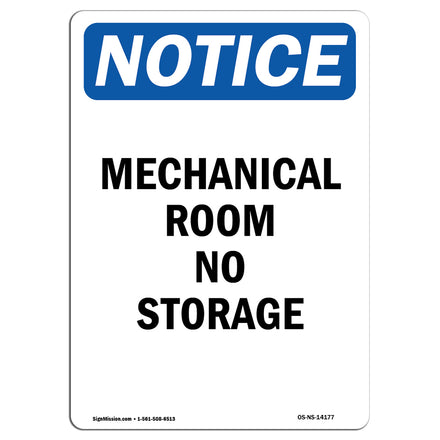 Mechanical Room No Storage