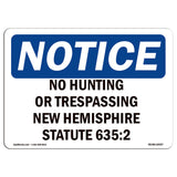 New Hampshire No Hunting Or Trespassing