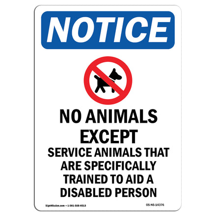 No Animals Except