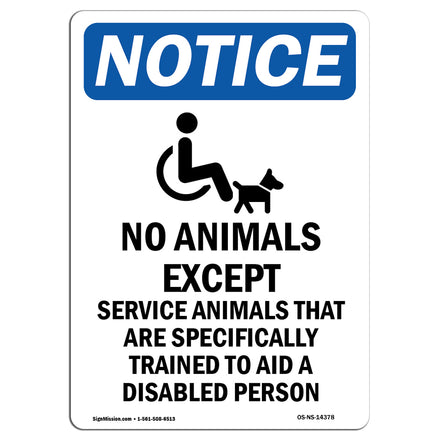 No Animals Except