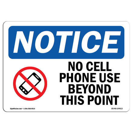 No Cell Phone Use Beyond This Point