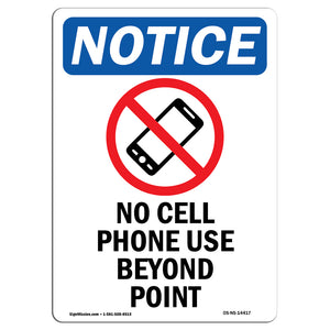 No Cell Phone Use Beyond This Point