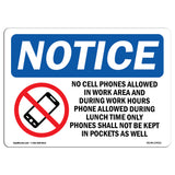 No Cell Phones Allowed In Work