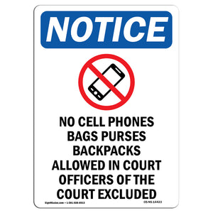 No Cell Phones Bags