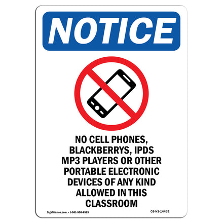 No Cell Phones, Blackberrys