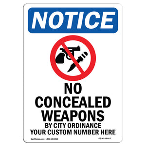 No Concealed Weapons