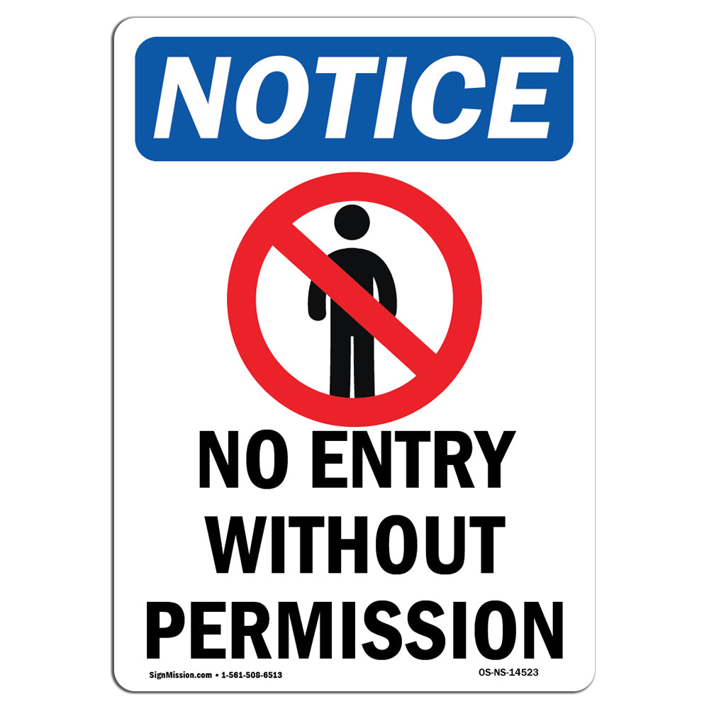 No Entry Without Permission