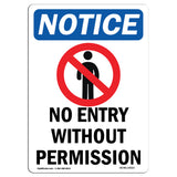 No Entry Without Permission