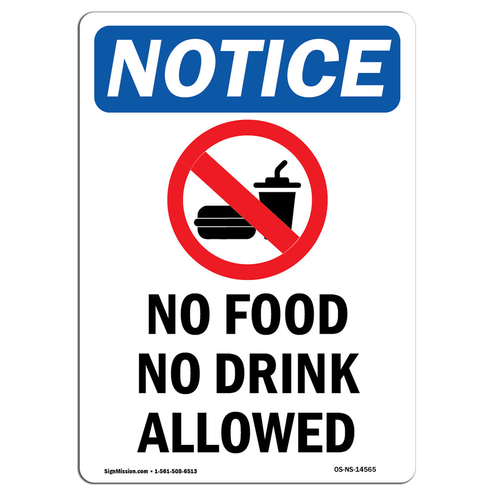 No Food No Drink Allowed