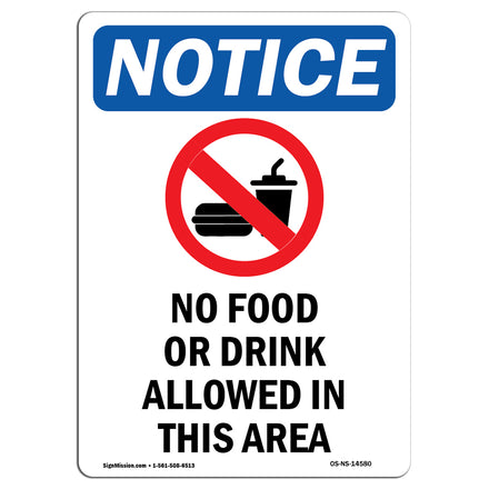 No Food Or Drink Allowed In This Area